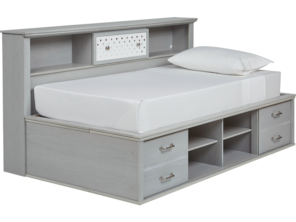 Twin Bookcase Bed Harrington Home, Twin Bed Frame With Bookcase